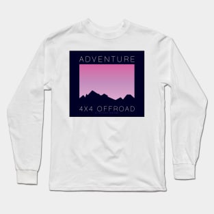 4x4 Offroad Adventure - Lilac Skies Long Sleeve T-Shirt